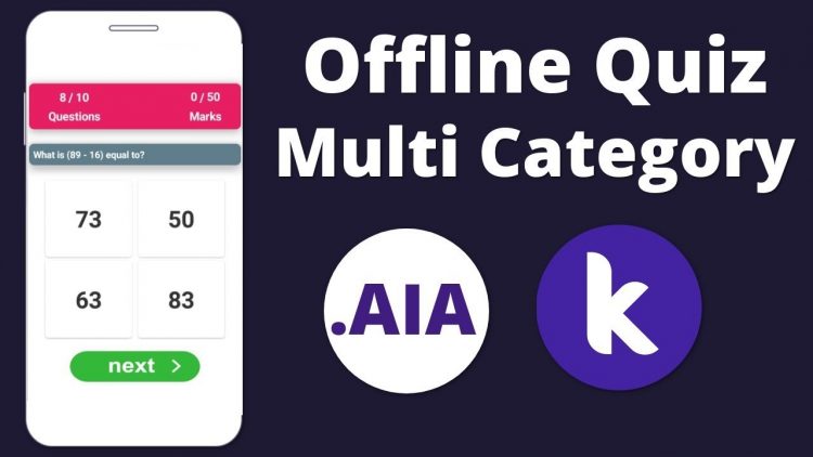 Offline Quiz Multi Category App