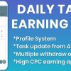 Earning App with High CPC - Daily Task Earning App in Kodular