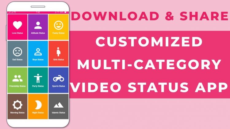Multi Category Whats App Video Status App - AIA File