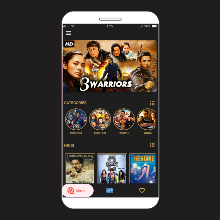 Gold Cinema Movie App | Play Movies, Series and Episodes | Admin App